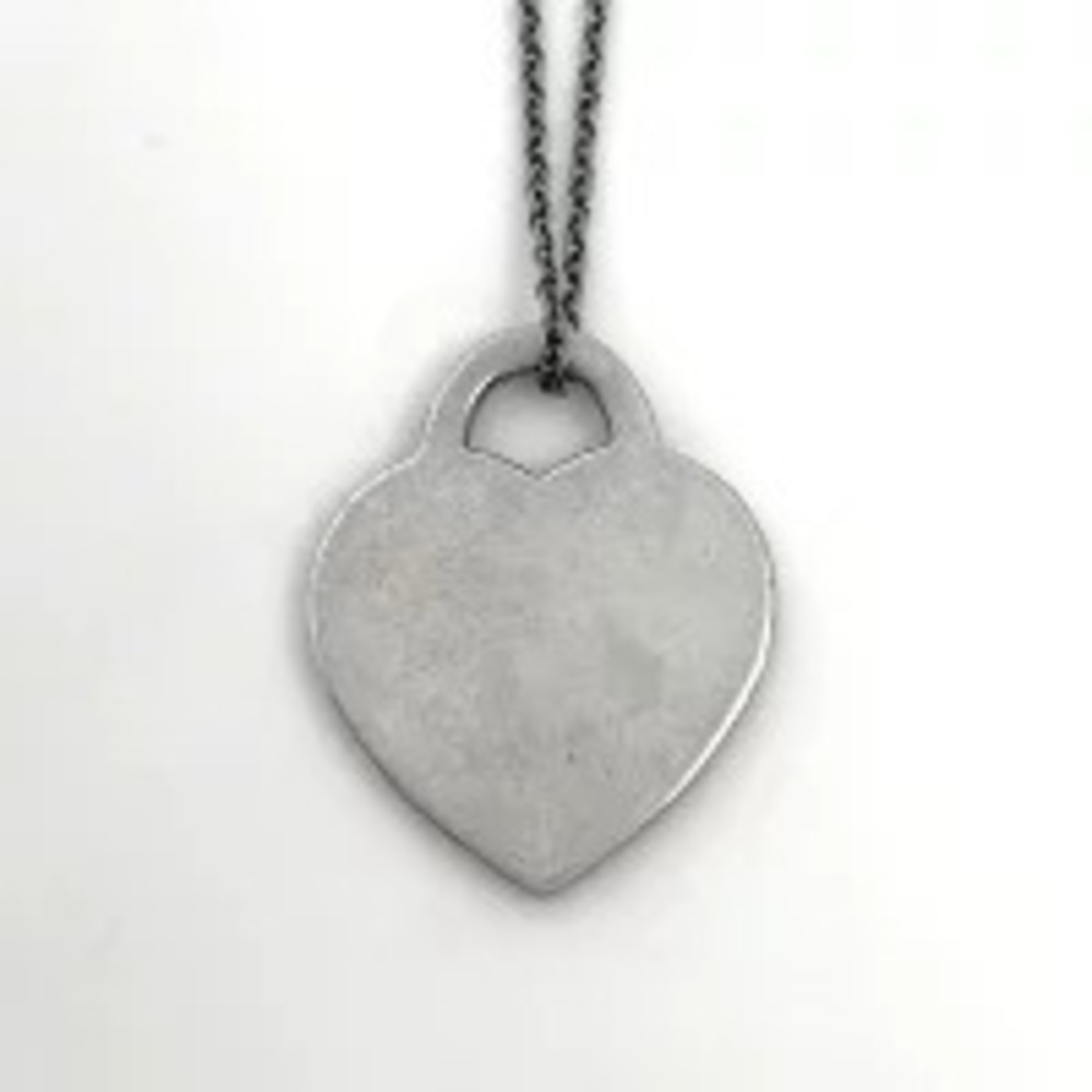 Tiffany Co to Necklace Heart Sterling Silver